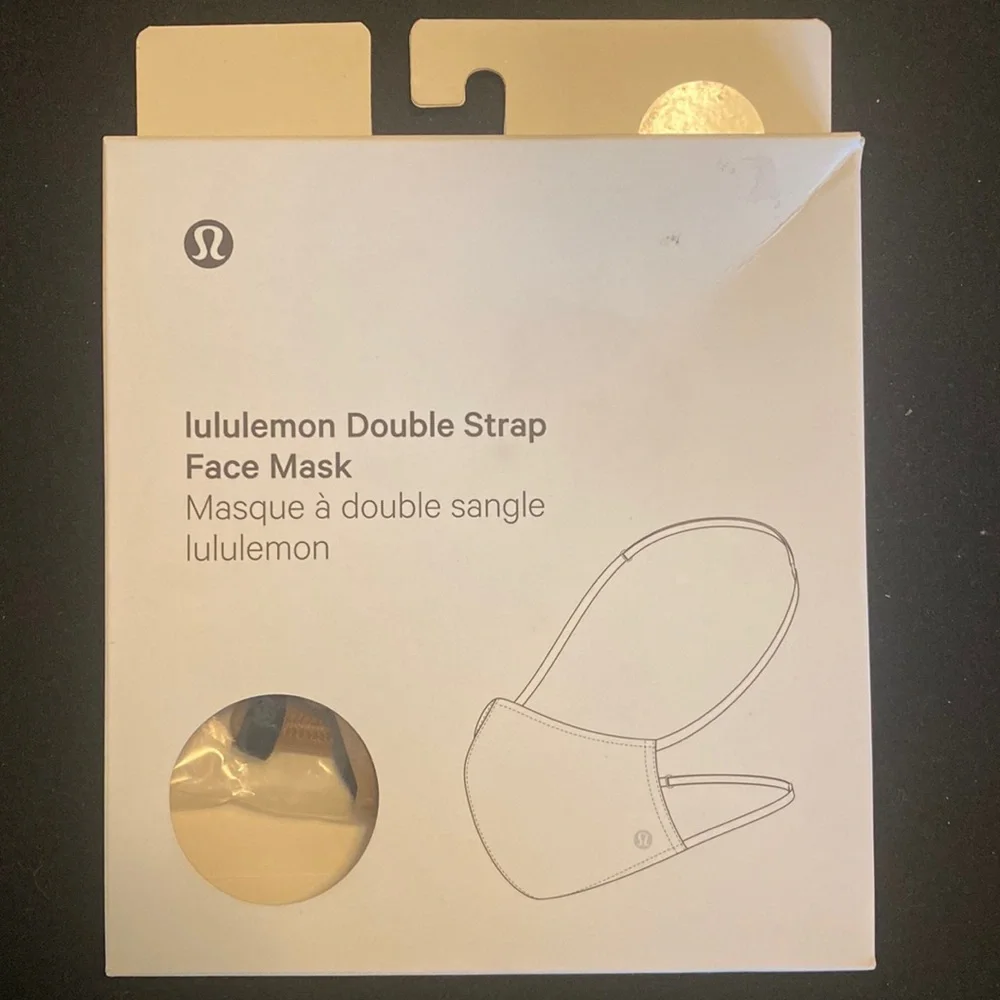 Lululemon double strap face mask- NWT